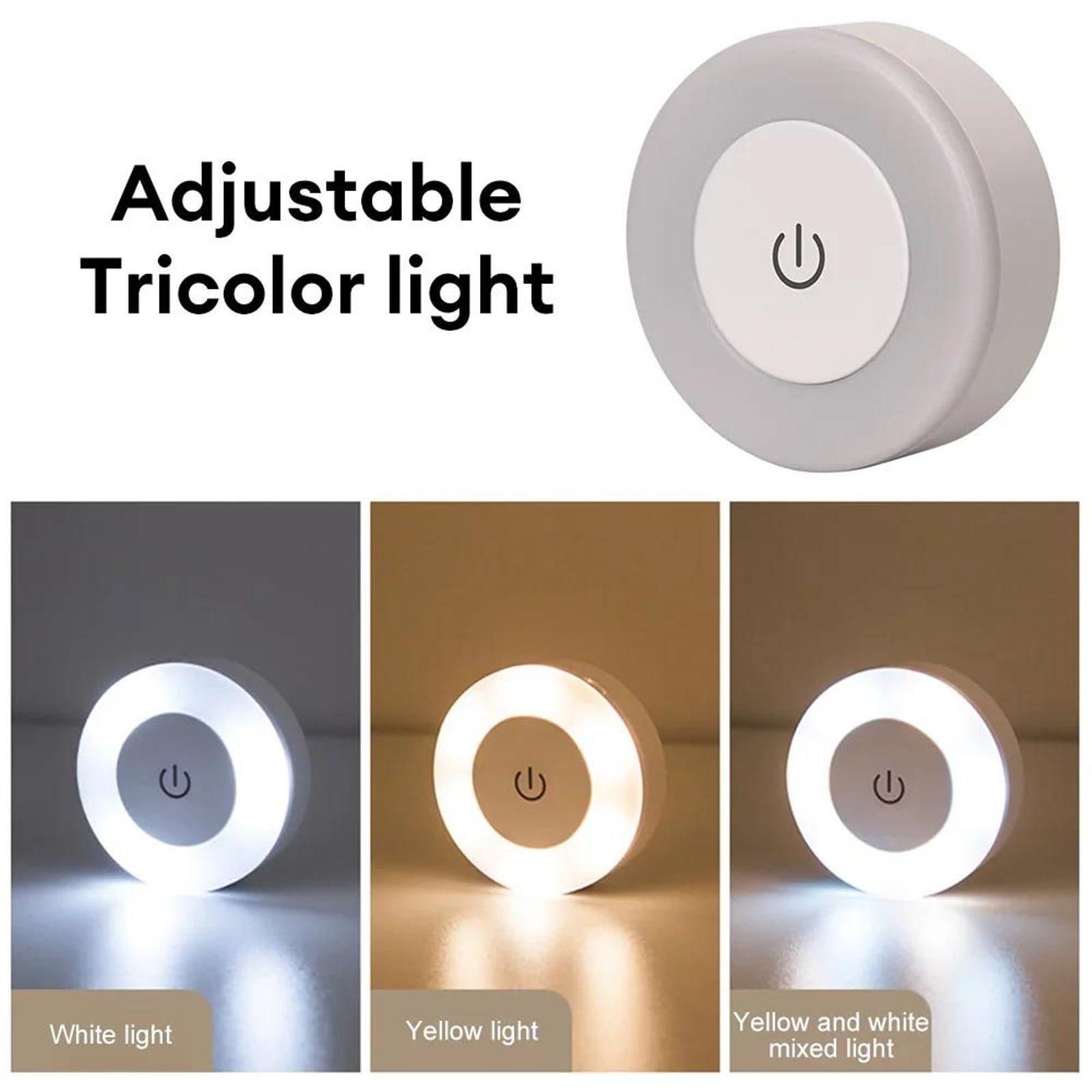 Touch Sensor Night Light Magnetic Rechargeable Dimmable Eye Protection Wall Lamp Baby Sleep BedsideCloset Light