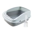thumbnail image 4 of STARTIST Cat Litter Tray Anti Splashing Portable Semi Closed Open Top Pet Litter Tray Gray, 4 of 9