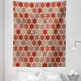 thumbnail image 1 of Geometric Tapestry, Abstract Anise Stars Pattern in Warm Retro Colors with Dots Geometric Design, Fabric Wall Hanging Decor for Bedroom Living Room Dorm, 5 Sizes, Multicolor, by Ambesonne, 1 of 1