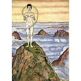 thumbnail image 2 of Ferdinand Hodler 18x24 Gold Ornate Framed and Double Matted Museum Art Print Titled - View into Infinity (Around 1903), 2 of 4