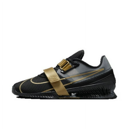 Nike Romaleos 4 Weightlifting Shoes Color: Black/Metallic Gold/White/Metallic Gold Size: M 9 / W 10.5