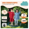thumbnail image 4 of Spider Web Saucer Swing 40 Inch Round, 750lbs Capacity for Kids & Adults - Outdoor Swing Set Accessories, Backyard Tree Swing, Heavy Duty Rope Swing, 4 of 7