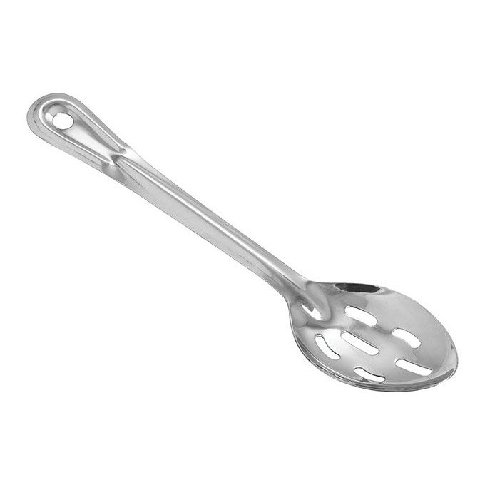 11" Slotted Basting Spoon, 1.5mm, Stainless Steel
