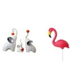 thumbnail image 1 of Esculturas De Familia De Elefantes Y Figuras De Flamencos Para Jardín, Ideales Para Decorar El Escritorio De La Sala De Estar, El Dormitorio Y El Jardín De Hadas, En Primavera., 1 of 8