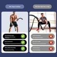 thumbnail image 2 of Bxaolu 2pcs Weighted Ropeless Battle Ropes for Home Gym, Cordless Training Rope Fitness Equipment for Men Women, Workout Exercise Rope for Strength Building,HIIT and Low-Impact Aerobic Training, 2 of 8