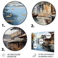 thumbnail image 3 of Designart "Boat Amidst Vietnam s Floating Markets II" Vietnam Metal Art Print, 3 of 5