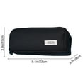 thumbnail image 5 of Sylvtty Large Pencil Case Canvas Makeup Bag with Zipper Multiple Compartments Pencil Pouch Lightweight Pencil Organizer, 5 of 7