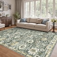 thumbnail image 3 of CHITOOMA 9'x12' Area Rugs for Living Room, Machine Washable Rugs Vintage Area Rug for Bedroom Dining Room Dorm Office with Non-Slip Backing, Stain Resistant Non-Shed Carpet, 3 of 9