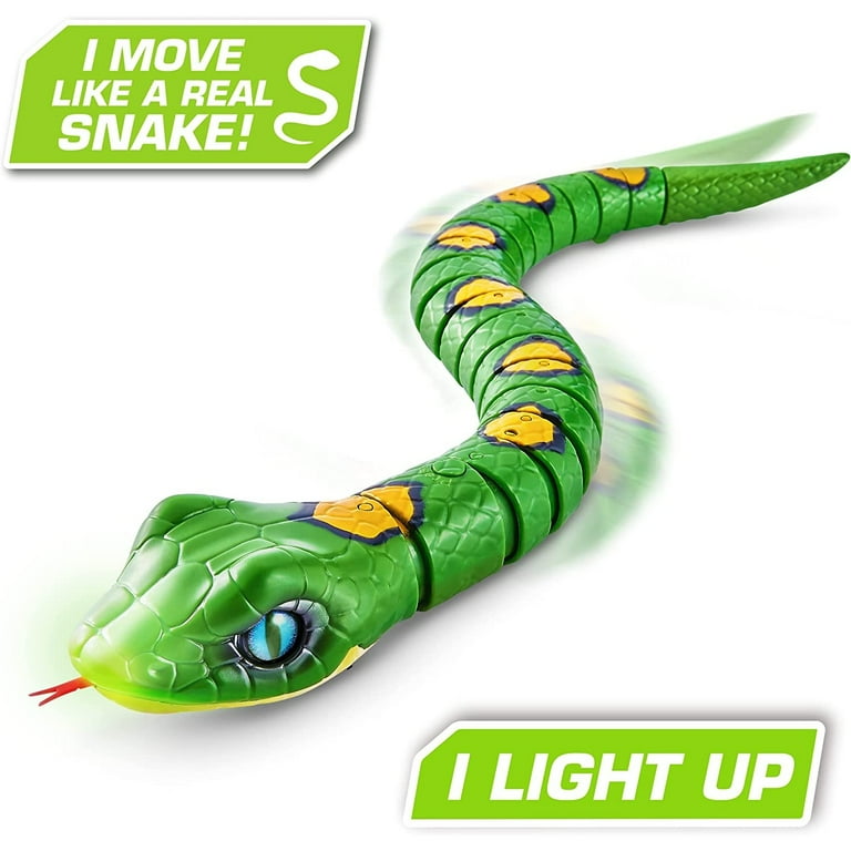 ZURU Robo Alive Robotic Reptile, Light-Up Eyes, Realistic