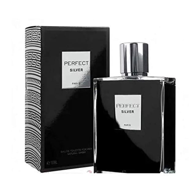 Perfume Geparlys Perfect Silver Eau de Toilette para hombre, 100 ml