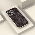thumbnail image 4 of Manténgase a la moda y protegido: funda para teléfono plateada mate con estampado de dibujos animados para iPhone 15 Pro Max y más allá, 4 of 4