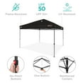 thumbnail image 5 of Best Choice Products 10x10ft Easy Setup Pop Up Canopy w/ 1-Button Setup, Wheeled Case, 4 Weight Bags - Black, 5 of 10