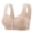 Khaki, variant on QASIEATN Front Closure Daisy Bras for Older Women Skin-friendly Comfortable Wireless Bras Womens Underwear Everyday Bralettes