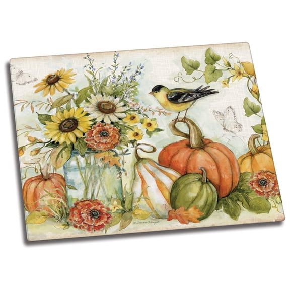 CounterArt Autumn in the Air 3mm Tempered Glass Cutting Board