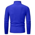 thumbnail image 2 of Men's Turtleneck Sweater Long Sleeve Ribbed Knit Pullover Casual Slim Fit Top, 2 of 4