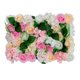 thumbnail image 5 of Panel de pared de flores artificiales, tapete Floral, paneles decorativos de flores, fondo de rosa para decoración de pared de escenario, valla de con hojas, 5 of 8