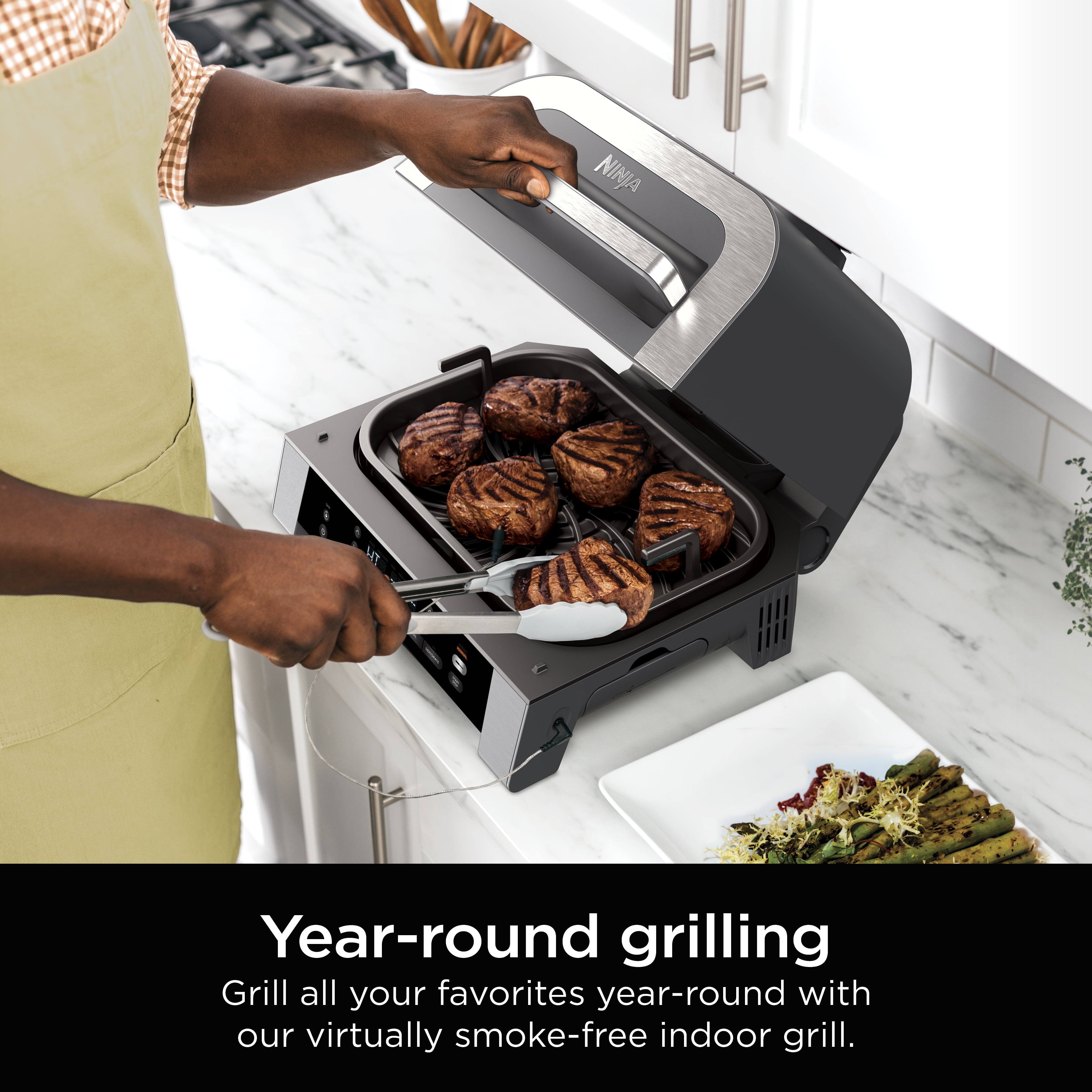 Ninja® Foodi® Smart XL 6-in-1 Countertop Indoor Grill with Smart