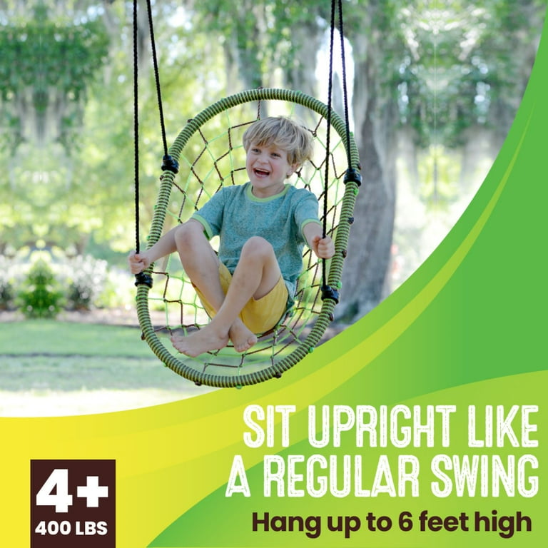 Swurfer Woval Indoor Outdoor Kids Playground Swing Set for Children Adults Holds 400 lbs Ages 4 Walmart