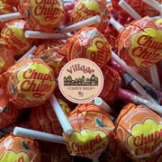 Orange Chupa Chups Lollipops - 15 Count