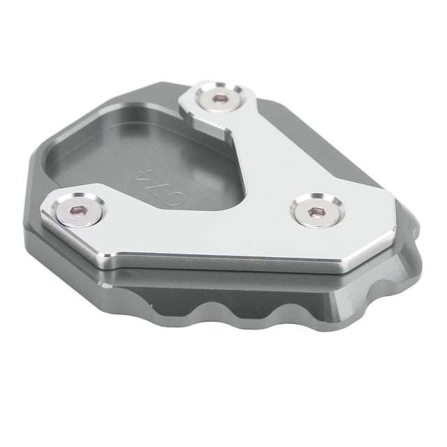 Accesorios para motocicletas, Ampliador de pata de cabra para motocicleta Placa de extensión de caballete lateral de aluminio Almohadilla de extensión de caballete lateral Creado con maestría