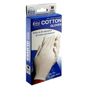 CARA 100% Dermatological Cotton Gloves, Medium