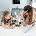 thumbnail image 5 of Hands Craft DIY Miniature Dollhouse Kit - Lily's Porch 3D Model Tiny House Building with LED Lights Wood Prefabricated Pieces Puzzle 1:24 Scale Crafts for Adults and Teens DG11, 5 of 7
