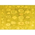 thumbnail image 1 of Ahgly Company Indoor Rectangle Abstract Yellow Modern Area Rugs, 7' x 10', 1 of 4