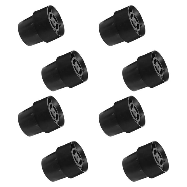 WEUVEB 8 Pcs Coussinets de Remplacement pour Trampoline Résistants à l'Usure Protecteurs Noirs pour Chaises