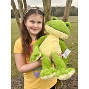 MaoGoLan Plush Frog Stuffed Animal 17.7 Cute Frog Soft Toy with White Belly