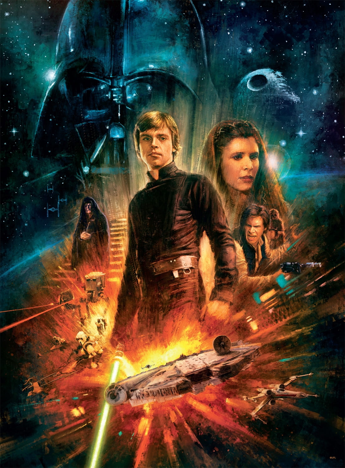 Buffalo Games 1000-Piece Star Wars The Destiny of a Jedi Adult Interlocking Jigsaw Puzzle
