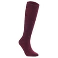 thumbnail image 4 of Lian LifeStyle Women's 3 Pairs Exceptional Non slip, Cozy and Cool Knee High Wool Socks LFS05 Size 6-9 (Black, Wine, Navy), 4 of 4