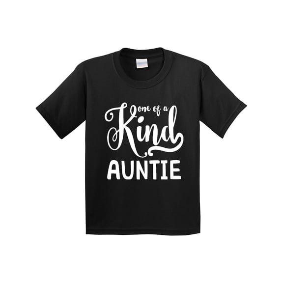 Inktastic For Aunts | One of a Kind Auntie (white) Youth T-Shirt