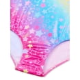 thumbnail image 4 of iiniim Kids Girls Sleeveless Sparkly Gymnastics Leotard Ballet Dance Unitard Biketard and Hair Tie Dancewear Type B 14Y, 4 of 7