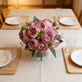 thumbnail image 5 of Artificial Silk Peony Flowers Bouquet | 5-Head Fake Flowers for Wedding Decor, Bridal Centerpieces & Home Vase Arrangements, 5 of 7