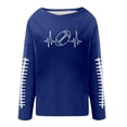 thumbnail image 3 of Sweat à Capuche pour Femmes - Manches Longues Col Rond Imprimé Rugby pour un Port Quotidien Confortable et Style Athlétique, 3 of 3