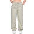 thumbnail image 3 of YMI Women's Wide Leg Jogger High Waist Baggy Pants with Front Pockets - Green Tea - Size Small, 3 of 4