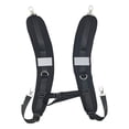 thumbnail image 3 of 2 X Padded Shoulder Straps, Adjustable Backpack Shoulder Strap for Backpack, Dry Black Diving Fabric, 3 of 8