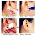 thumbnail image 7 of CHOII 6 Pack Self Ear Piercing Gun Earring Disposable Piercing Kit No Pain Easy Use Ear Piercing Gun Kit Tool with Stud at Home Self Ear Piercer Kit (White), 7 of 7