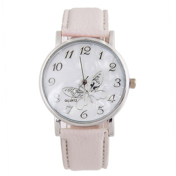 RKSTN Watches for Women Embossed Ladies Watches White Watches