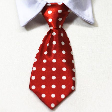 Comfortable Cotton Pet Accessories Grooming Tuxedo Bow Ties Dog Necktie Cat Formal Tie Dog Suit L H