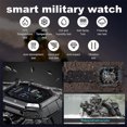 thumbnail image 3 of Montre Intelligente avec Écouteurs, Écran Tactile Complet 1,96 Pouces, Montre Intelligente avec Mémoire Intégrée de 4 Go, avec Répondre aux Appels et Visualiser les Messages, pour iOS Android, 3 of 7