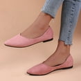 thumbnail image 7 of Aueoeo Women Round Toe Flats Comfortable Walking Shoes Dressy Slip-ons Loafers Leather Platform Loafer Shoes, 7 of 7