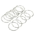 thumbnail image 1 of Unique Bargains Metal Binder Rings, Silver Tone, 20 Pack, 1 of 5