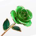 thumbnail image 4 of Regalo Hecho A Mano Rosa De Oro Verde Intenso, ZJchao Gold Rose Love, 4 of 7