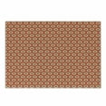 thumbnail image 1 of Ikat Cutting Board, Repeating Oval Shapes with Grunge Effect on Orange Backdrop Abstract Vintage, Decorative Tempered Glass Cutting and Serving Board, Small Size, Orange Pale Yellow, by Ambesonne, 1 of 1