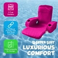 thumbnail image 4 of TRC Recreation Baja Folding Armchair Swimming Pool Float, Flamingo Pink, 4 of 9