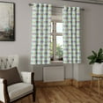 thumbnail image 2 of Ambesonne Grommet Curtain, , 50"x96", Mint Green Multicolor, 2 of 5