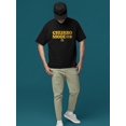 thumbnail image 2 of Churro Mode On Bold Retro Design Men's T-shirt, 2 of 4