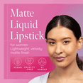 thumbnail image 3 of Aromi Toasted Almond Matte Liquid Lipstick, Long-lasting, Pink Berry Nude Lip Color for Women, 3 of 12