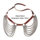 thumbnail image 2 of Cadena de cintura Punk para mujer, cinturón de cuero en capas, cadenas para el cuerpo, accesorios de joyería para el cuerpo Rave, 2 of 5